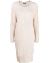 N.Peal Cashmere - Cable-knit Round-neck Jumper - Lyst