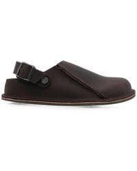 Birkenstock - Lutry Premium Oiled Leather Mules - Lyst