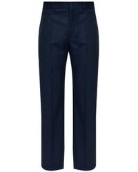 Etro - Pleated Wool Trousers - Lyst