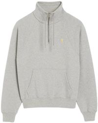 Ami Paris - Cotton Ami De Coeur Sweatshirt - Lyst