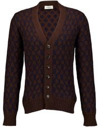 Piacenza Cashmere - Button-Up V-Neck Cashmere Cardigan - Lyst