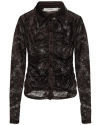 Gestuz - Gzleala Lace Long-Sleeve Shirt - Lyst