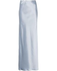 Blanca Vita - Ginestra Satin Long Skirt - Lyst