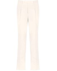 ZEGNA - Bundfaltenhose mit eingefassten Taschen - Lyst