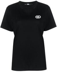Karl Lagerfeld - Logo-print Organic Cotton T-shirt - Lyst