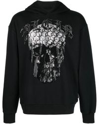 Philipp Plein - Graphic-Print Pullover Hoodie - Lyst