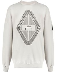 A_COLD_WALL* - Sweatshirt mit Logo-Print - Lyst