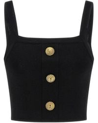 Balmain - Oberteil mit Knöpfen - Lyst
