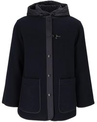 Fay - Veste À Capuche Et Mousqueton - Lyst