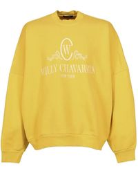 Willy Chavarria - Os Chavantino Logo-Embroidered Sweatshirt - Lyst