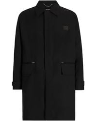 Dolce & Gabbana - Single-Breasted Trench Coat - Lyst