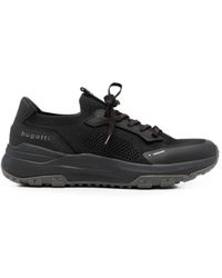 Bugatti - Mesh-Panelled Lace-Up Sneakers - Lyst
