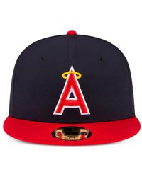 KTZ - 59Fifty Los Angeles Angels Authentic Collection Cap - Lyst