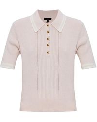 Rag & Bone - Polo À Boutons Côtelé Laurie - Lyst