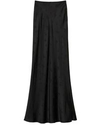 Twinset - Gonna Lunga A Fiori Jacquard - Lyst