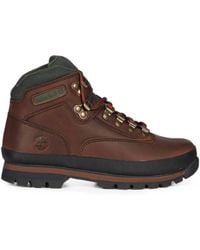 Timberland - Euro Hiker Leather Hiking Boots - Lyst