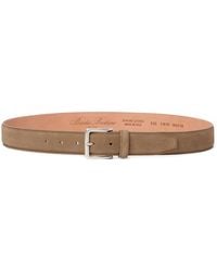 Brooks Brothers - Suede Bovine Leather Belt - Lyst
