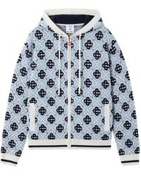 CASABLANCA - Hoodie À Motif Cc En Jacquard - Lyst