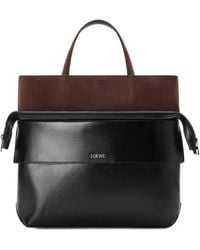 Loewe - Switch Leather Tote Bag - Lyst