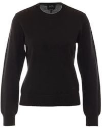 A.P.C. - Philomena Logo-Embroidered Sweater - Lyst
