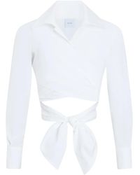Patou - Long-Sleeves Knotted Top - Lyst