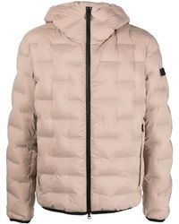 Peuterey - Plumífero con parche del logo y capucha - Lyst