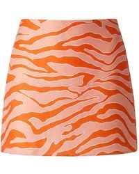 Toccin - Brynny Zebra-Print Skirt - Lyst