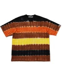 A Bathing Ape - Tie-Dye Logo-Patch T-Shirt - Lyst