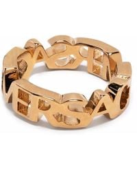 Versace - Logo Ring - Lyst