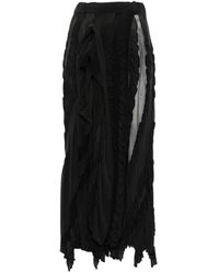 Anni Salonen - Jupe Mi-Longue À Volants - Lyst