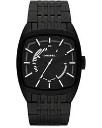 DIESEL - Scalped Logo-Detail 46Mm Watch - Lyst