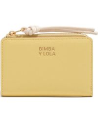 Bimba Y Lola - Banana Zip Leather Wallet - Lyst