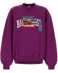 Balenciaga - Logo-Patch Sweatshirt - Lyst