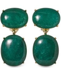 Roxanne Assoulin - The Pebble Jade Drop Earrings - Lyst