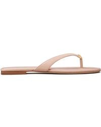 Tory Burch - Classic Leather Flip Flops - Lyst