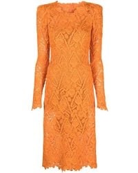 Ermanno Scervino - Abito pizzo macramè - Lyst