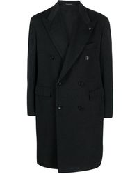 Tagliatore - Doppelreihiger Mantel mit steigendem Revers - Lyst