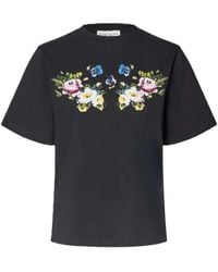 Stine Goya - Floral-Print T-Shirt - Lyst
