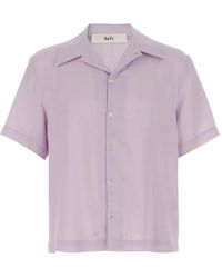 Séfr - Noam Short-Sleeve Button-Up Shirt - Lyst