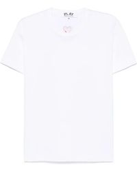 COMME DES GARÇONS PLAY - T-Shirt With Heart Application - Lyst