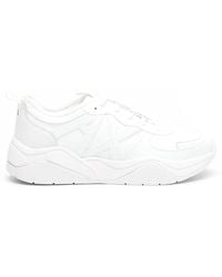 ARMANI EXCHANGE - Side Logo-Detail Sneakers - Lyst