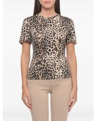 Marella - Leopard-Print T-Shirt - Lyst