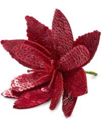 Maliparmi - Sequin Flower Brooch - Lyst