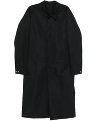 Rick Owens - Brad Buttoned Trench Coat - Lyst
