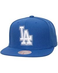 Mitchell & Ness - Mlb Los Angeles Dodgers Blurred Vision Snapback Cap - Lyst