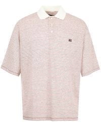 Wales Bonner - Bask Striped Polo Shirt - Lyst