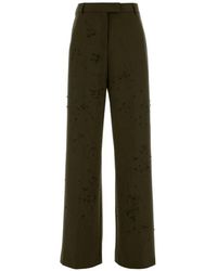 Des Phemmes - Embellished Tailored Trousers - Lyst