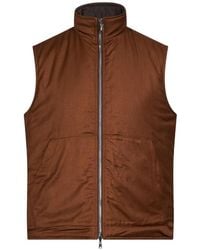 Briglia 1949 - High-Neck Reversible Gilet - Lyst