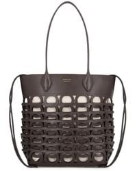 Ferragamo - Sac À Main Gancini En Cuir À Découpes - Lyst