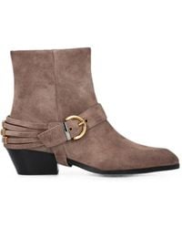 Pinko - Stiefeletten Aus Wildleder - Lyst